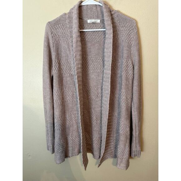 Honey Punch Knit Cardigan Small Open Front Sweater Neutral Women - Picture 1 of 5
